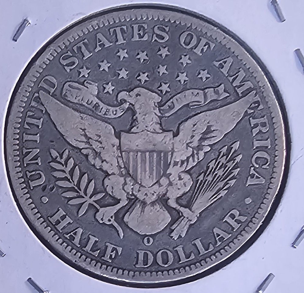 1896-O, U.S. BARBER HALF DOLLAR