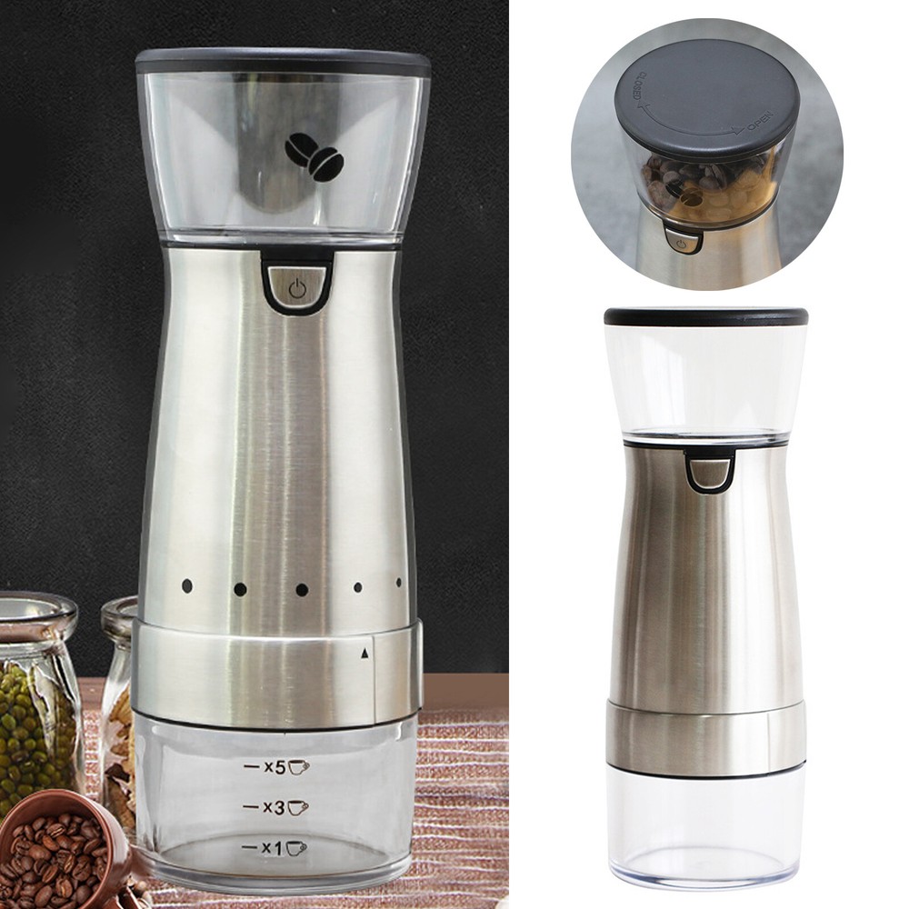 Rechargeable Battery Powered Portable Fully Automatic Electric Coffee Grinder