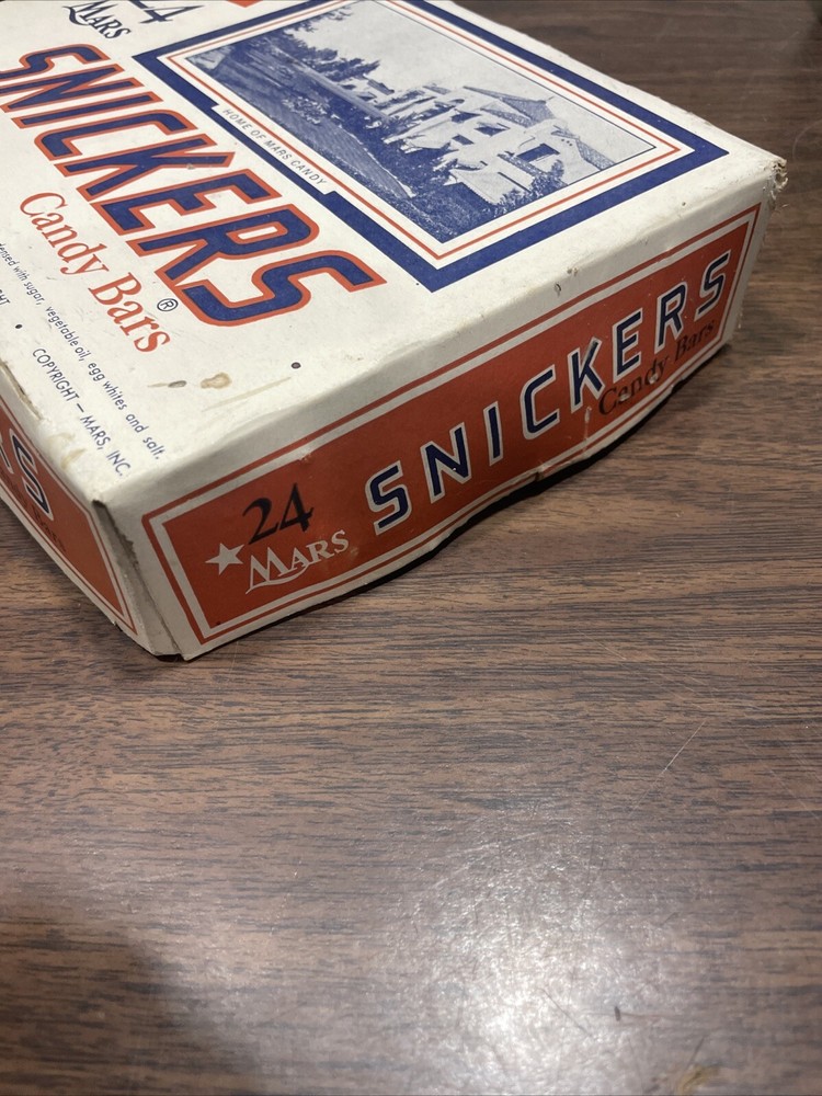 1950's, SNICKERS, Original Display Box (Scarce / Vintage)