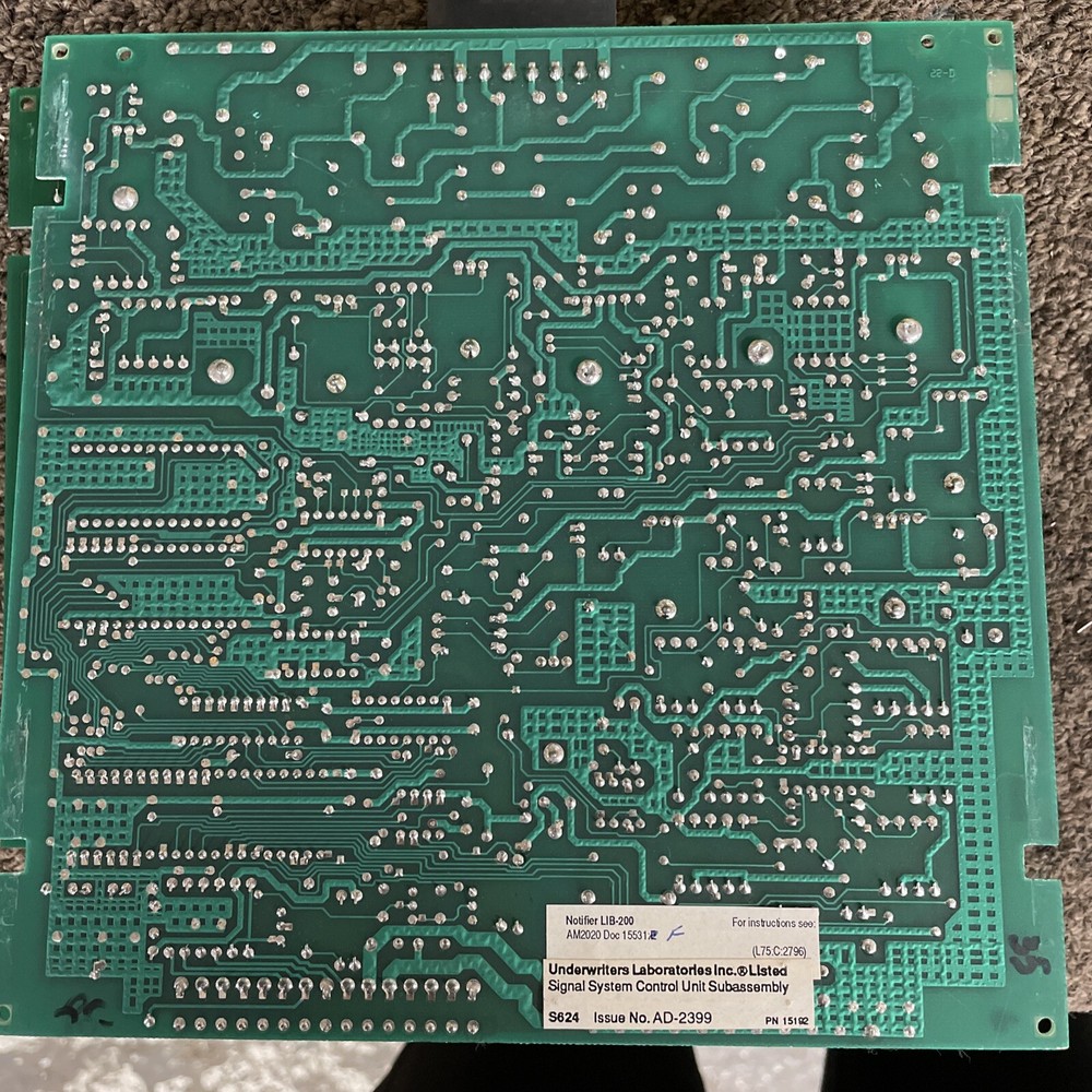 NOTIFIER LIB-200 FIRE ALARM FACP LOOP INTERFACE BOARD