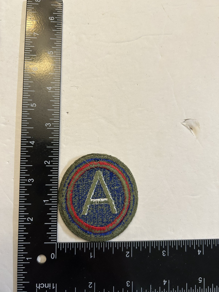 MH1739 Original WW2 US Army Shoulder Patch 3rd Army IR46B