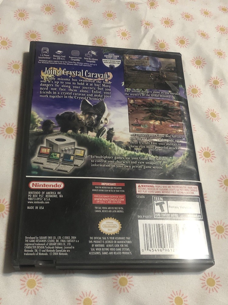 Final Fantasy Crystal Chronicles (Authentic Case Only) Nintendo GameCube