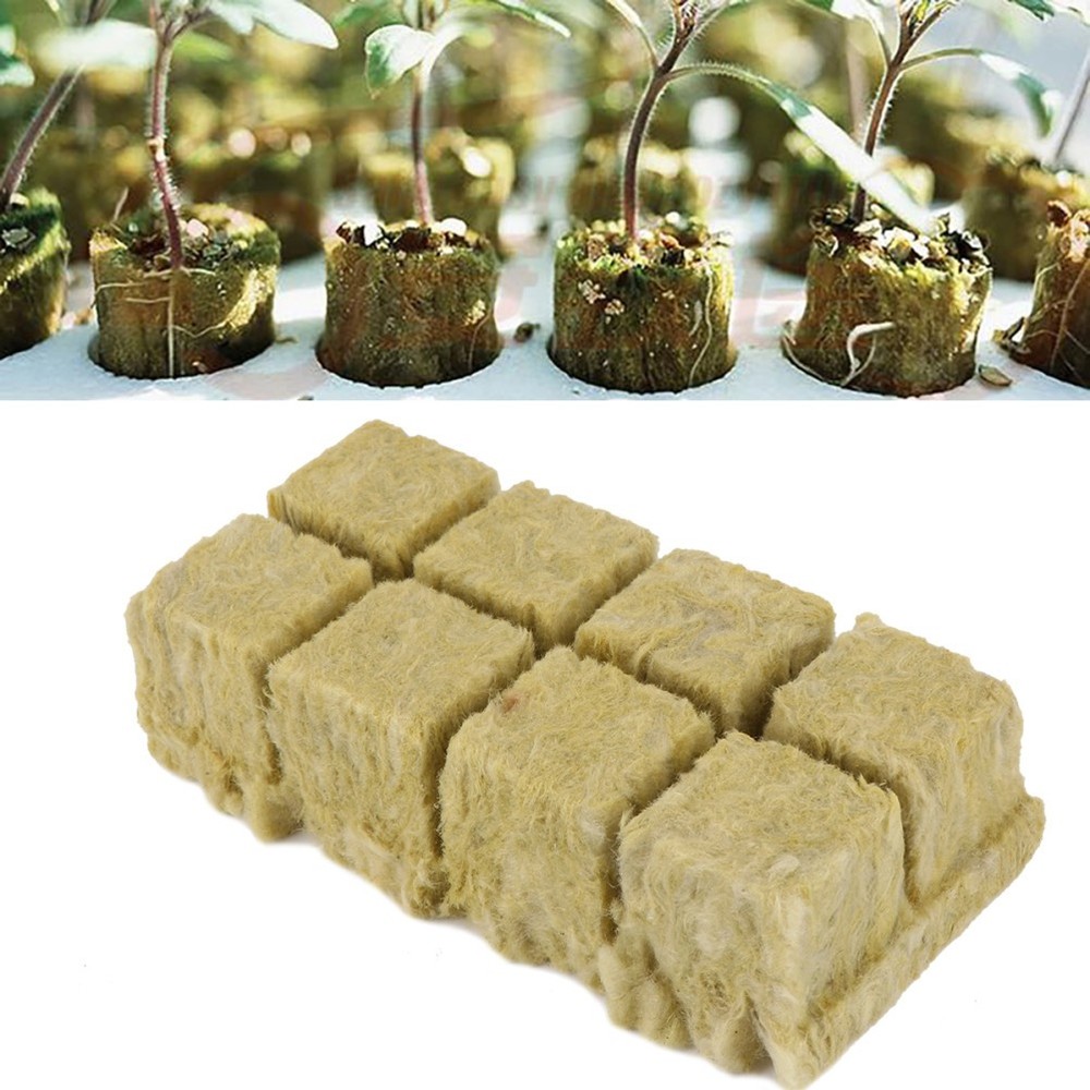 8 Pcs Hydroponic Starter Planting Wool Block Soilless Cultivation