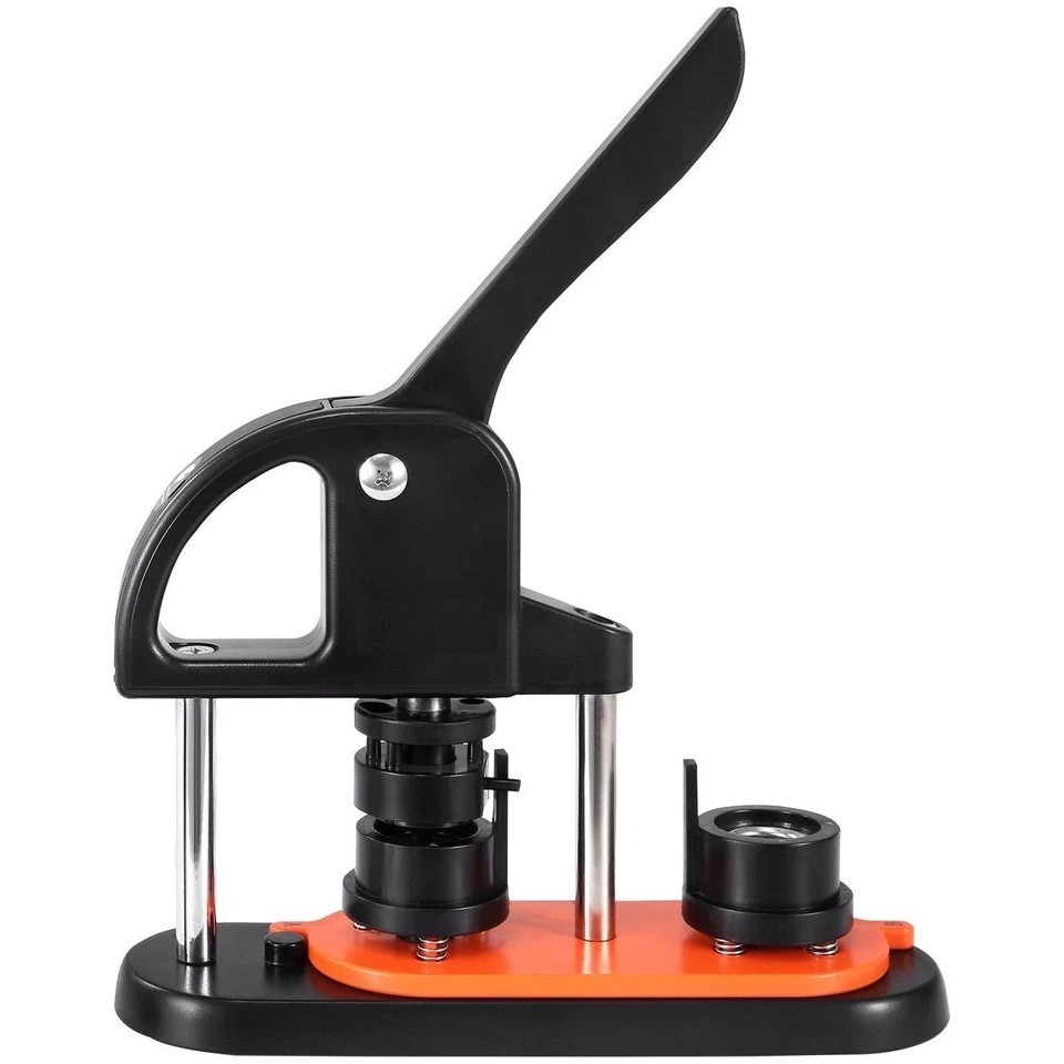 Button Maker Machine, 0.98 inch/25mm Pin Maker with 500pcs Button Parts, B