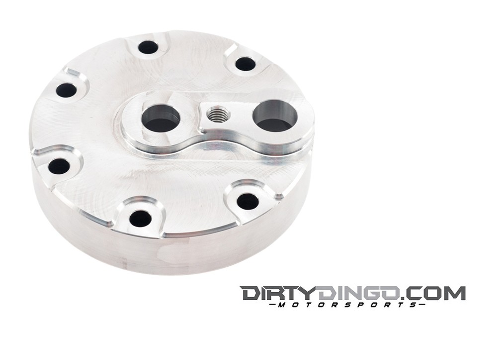 Dirty Dingo Sanden 508 7 Piston Compressor 6 Bolt Billet Head With R4 Fitting
