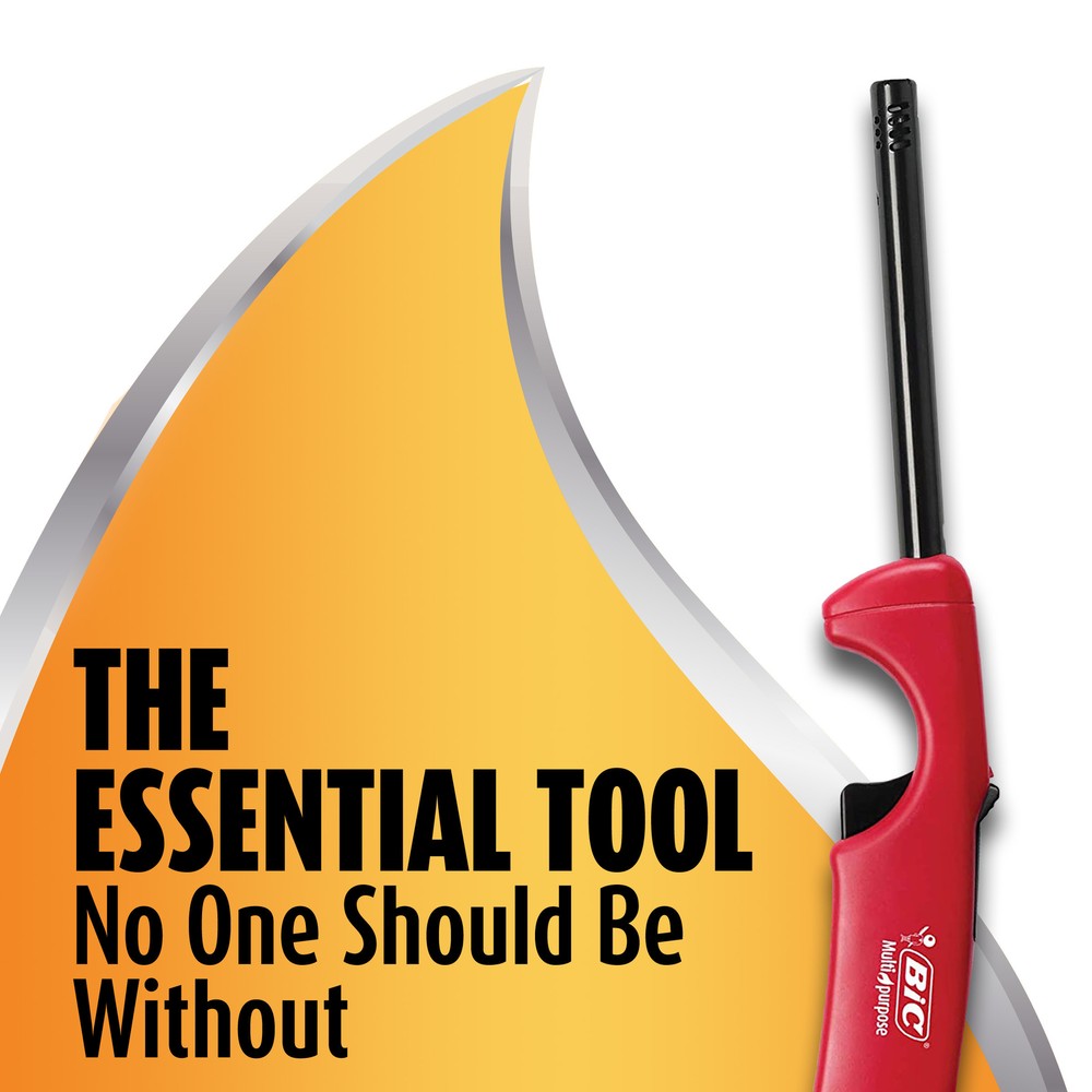 BIC Multi-purpose Classic Edition Lighter, Assorted Colors, 2-Pack