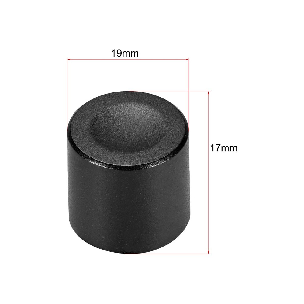 10pcs,D type 6mm Potentiometer Control Knobs For Guitar Volume Tone Knobs, Black