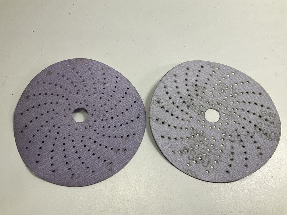 3M 30760 6" Hookit Purple Multi-Hole Clean Sanding Disc P800 Grit, 50 Discs