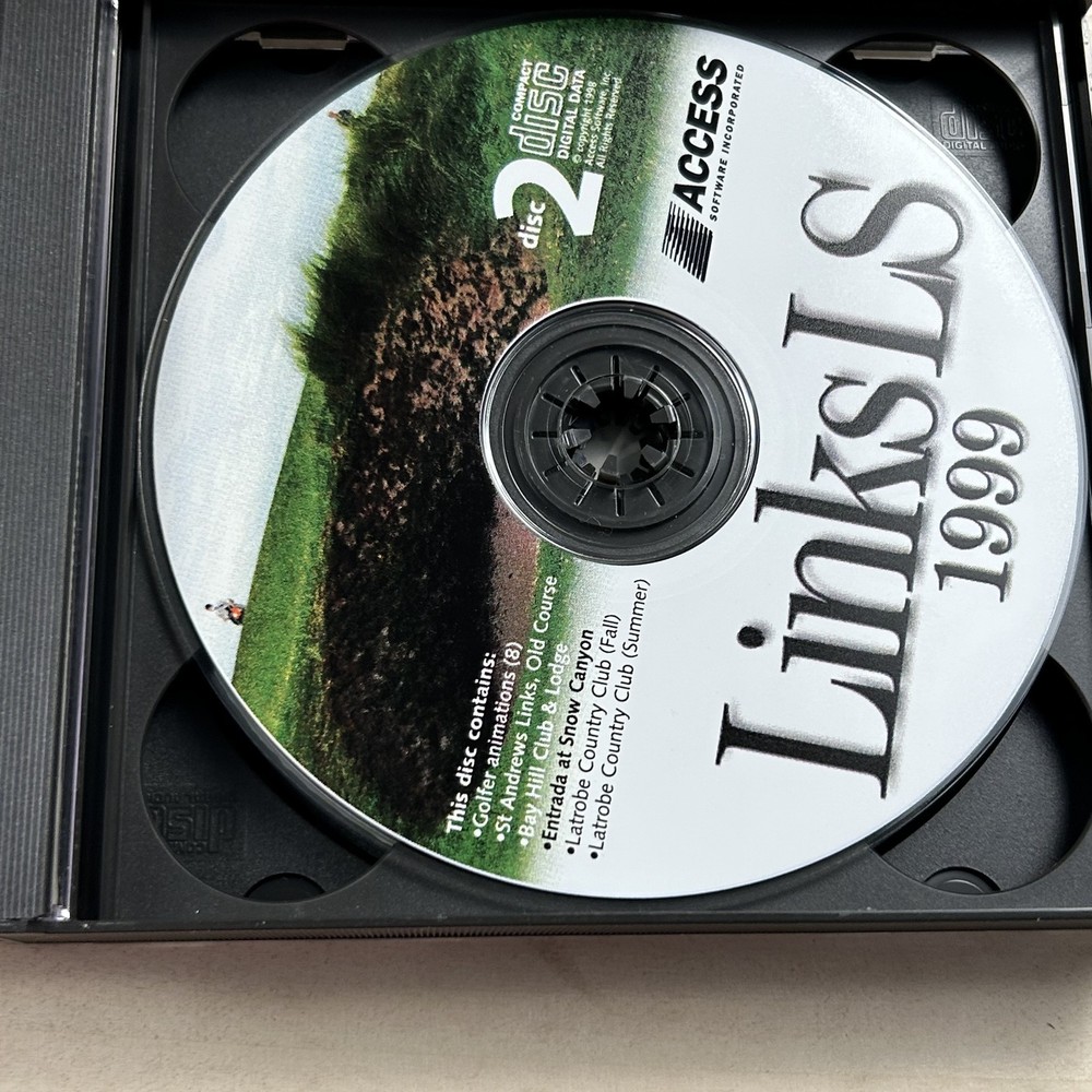 Links LS 1999 Upgrade Version PC CD-ROM Golf Simulation Game ACCESS Software