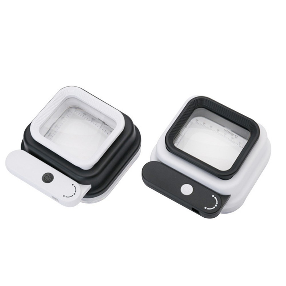 Low-light Conditions Folding Magnifier Detachable Scale Compact Design