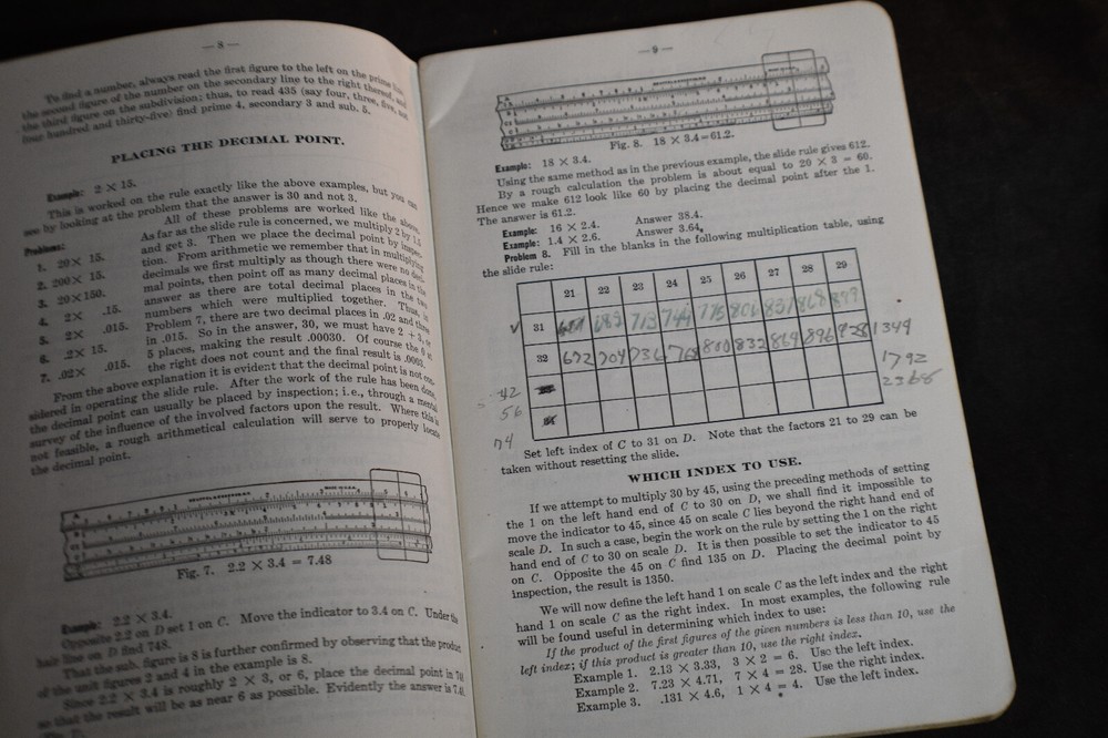 1944 The Polyphase Slide Rule No. N4053 Manual