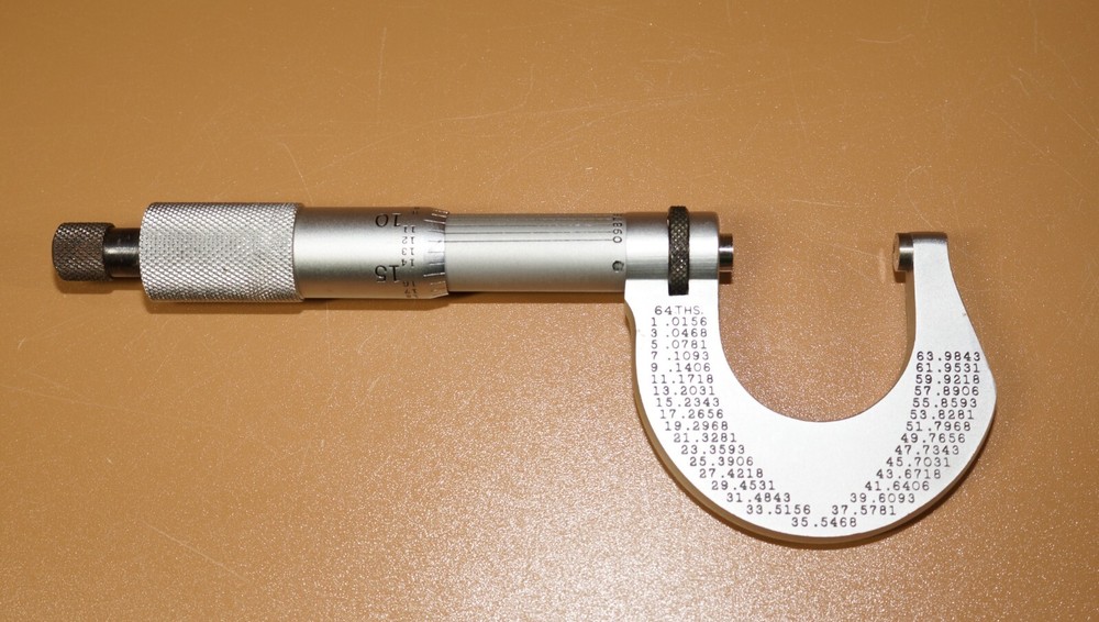 Starrett T230 Outside Micrometer 0-1" Range