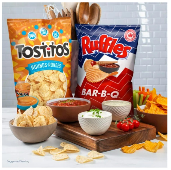 Tostitos Rounds Tortilla Chips Low Sodium 295g (3 Pack)