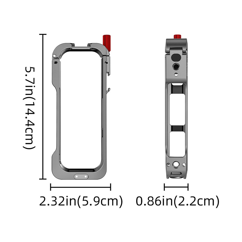 New Protective Frame Kit with Lens Cover for Insta360 X5 Camera Accessory
