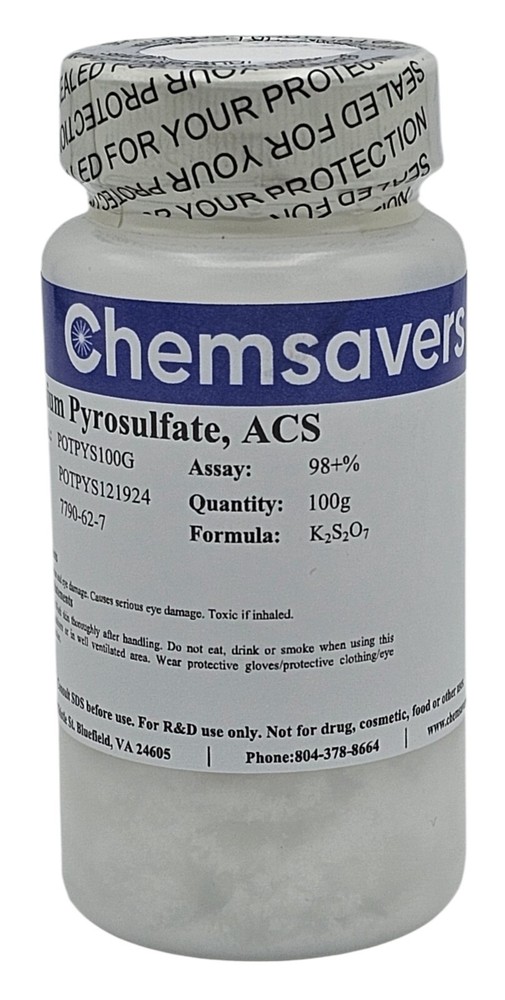 Potassium Pyrosulfate, ACS, 98+%, 100g