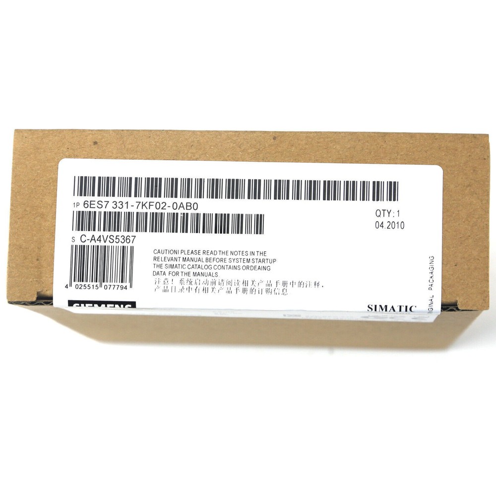 New Siemens Analog Input Module 6ES7331-7KF02-0AB0 6ES73317KF020AB0