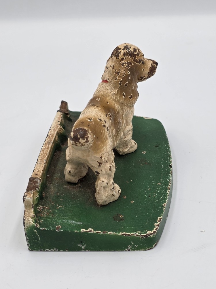 VTG/Antique Cast Iron Bookend Cocker Spaniel