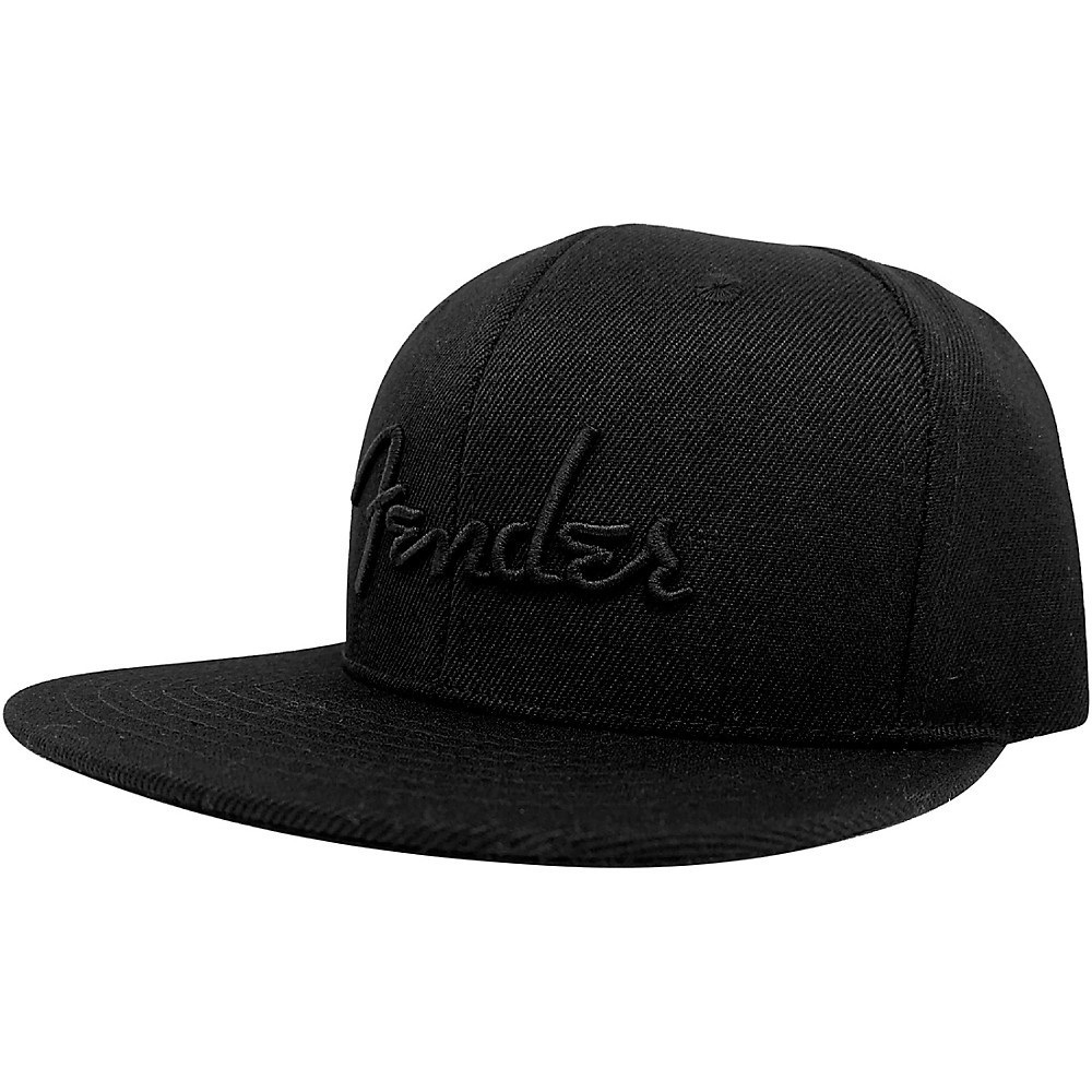 Fender Black Flatbill Hat