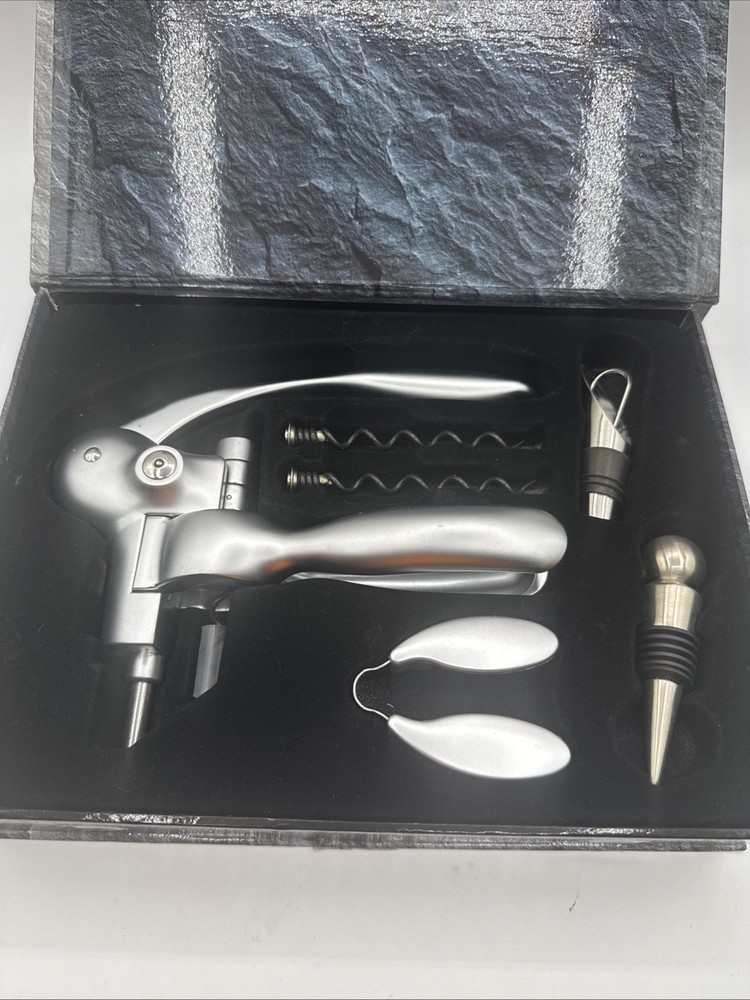 Professional Corkscrew Wine Tool Kit Original Box
