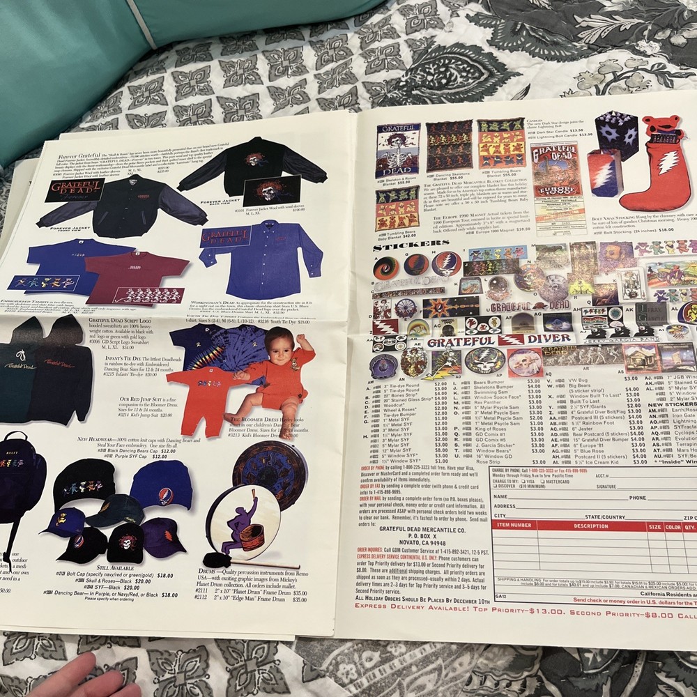 Grateful Dead Almanac Jerry Rip Issue