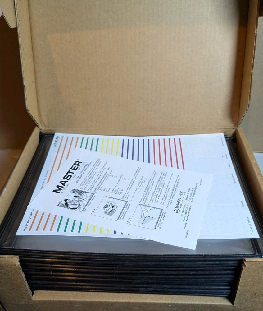 Martin Yale Master View MVR24 Desktop Reference System Starter Set, ​24 Sleeves