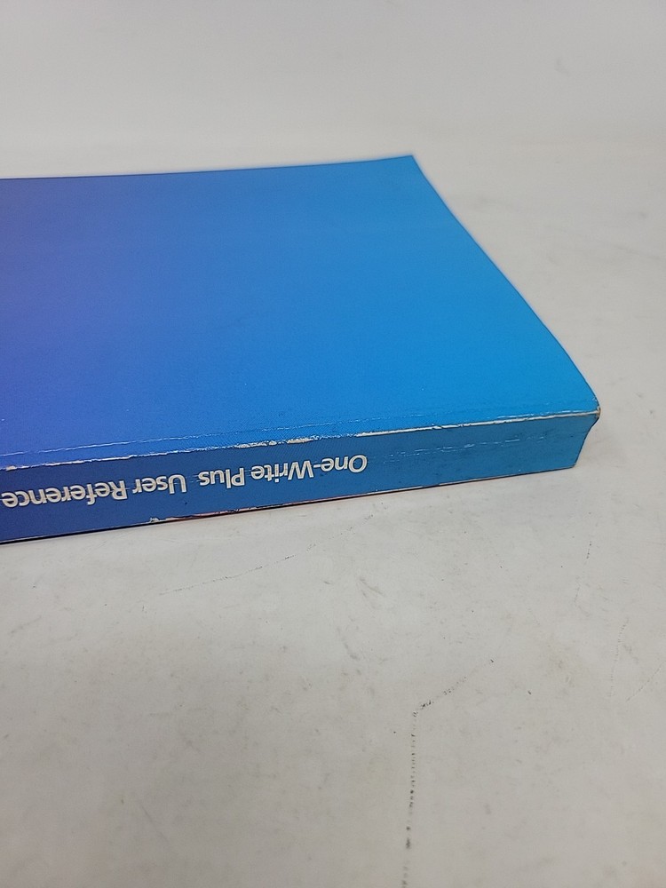 Nebs One-write Plus User Reference Guide Software And Services Manual