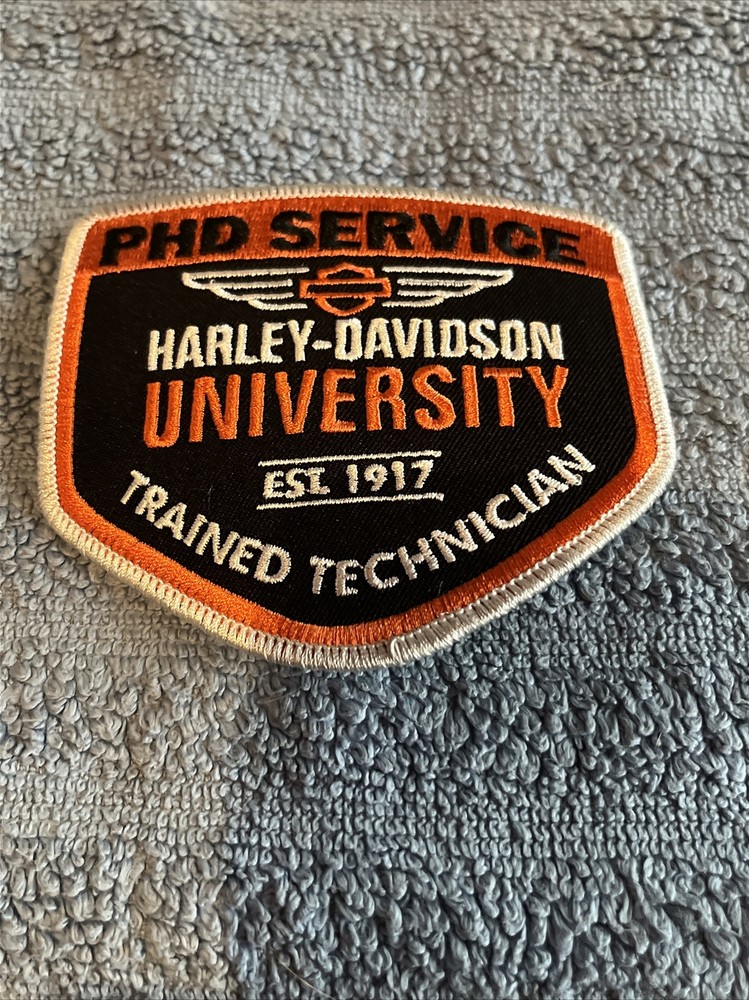 New Style PHD Professional Harley-Davidson University Trained Technician Patch