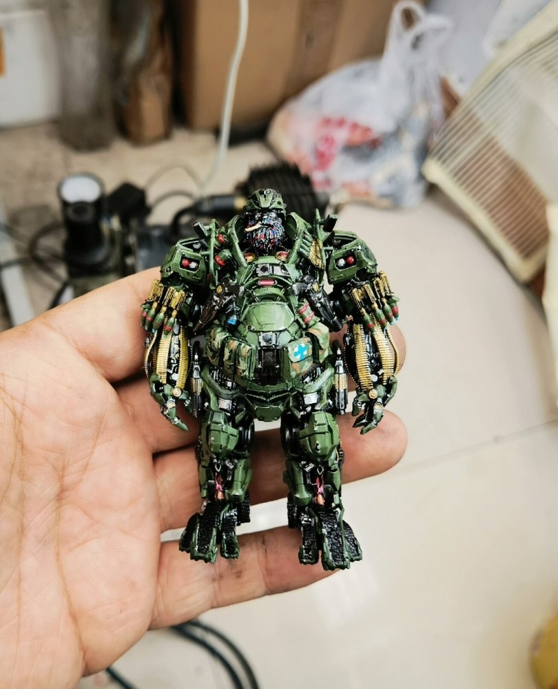 Transformable Robot 4 Hound Mini Scale Micro Resin Model Statue