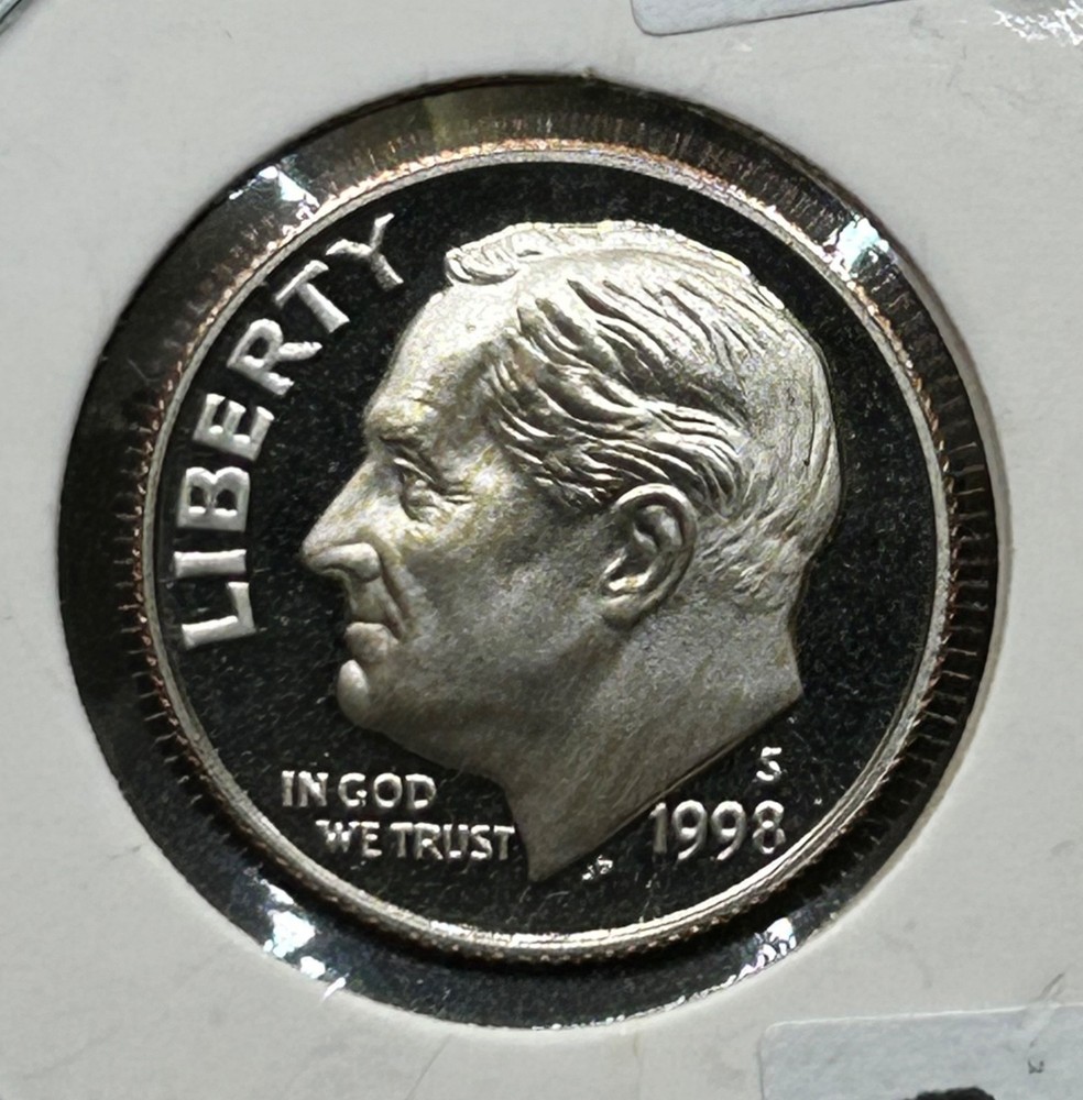 1998 S ROOSEVELT DIME PROOF