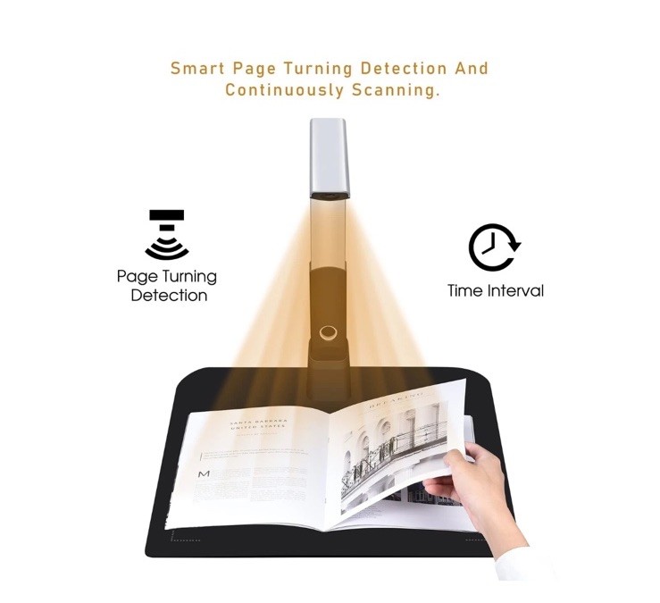 Document Camera Scanner,10MP CMOS,Visual Presenter Max A3 Size,OCR Technolog...