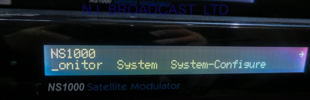 Novelsat ns1000 satellite modulator , Gbe IF, ASI etc