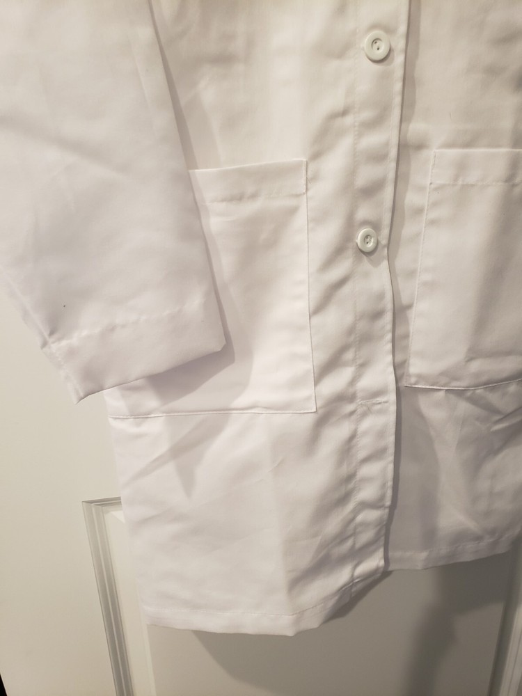 White Meta Lab Coat, Women's, Size 8