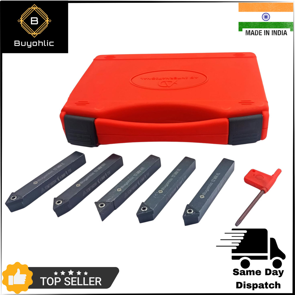 Lathe Epoxy Finish Indexable Turning Tool Holder with Carbide Inserts