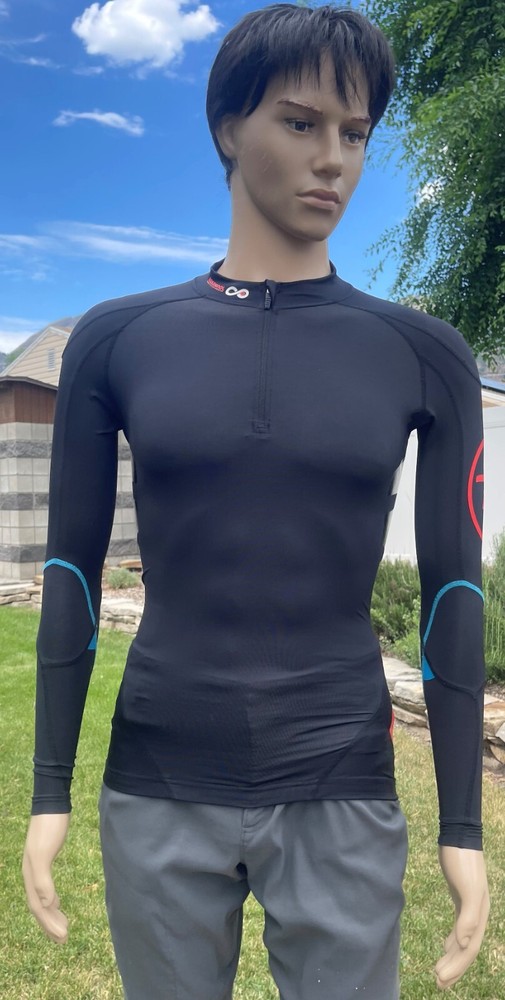 ROSSIGNOL infini ski racing compression top training baselayer ventilated mens S