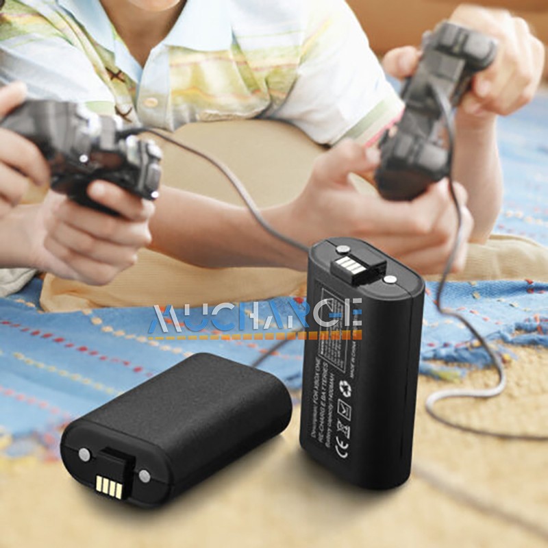 Microsoft Xbox Play 1400mAh Rechargeable Battery Controller Charge USB Cable