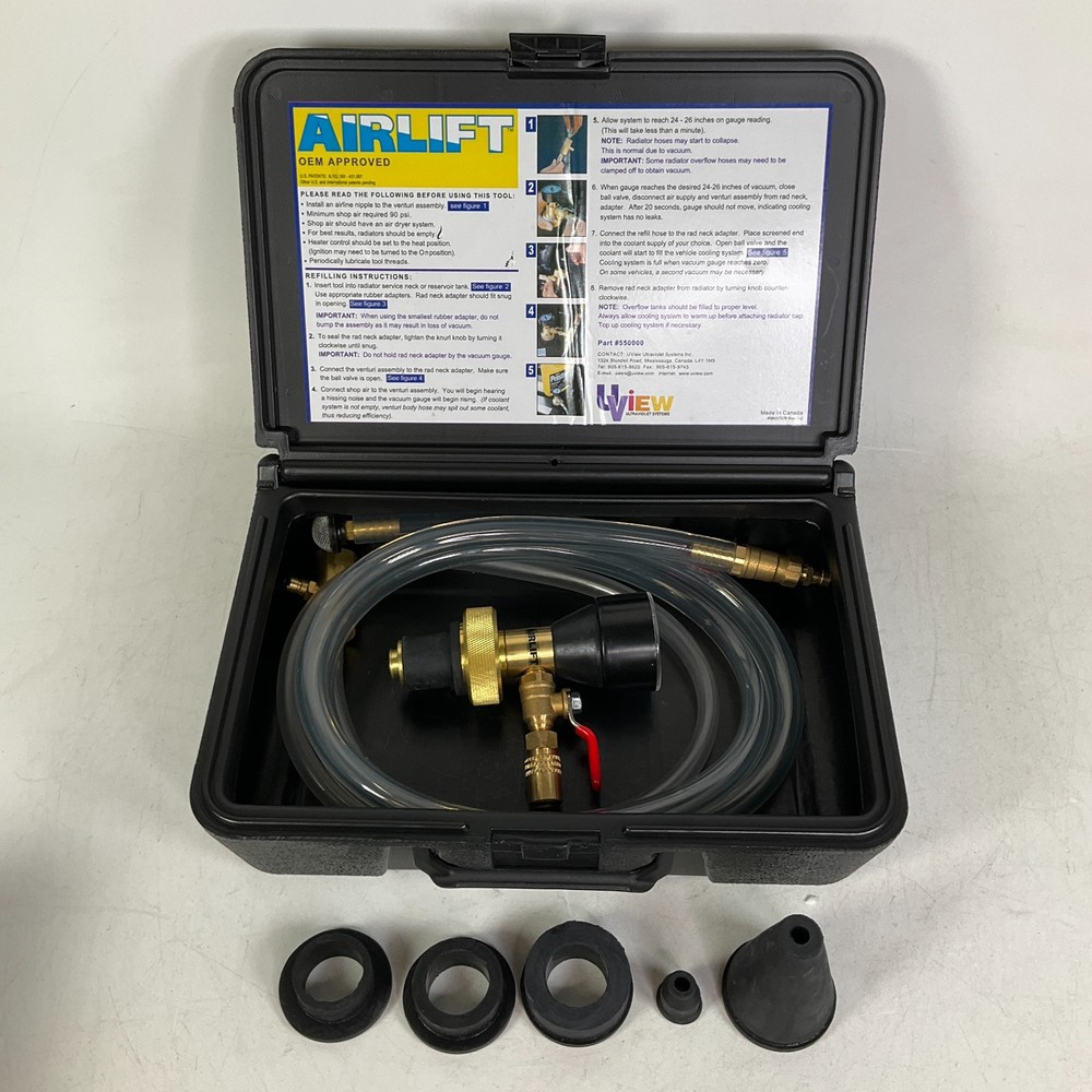 UView Airlift 550000 Cooling Tester Refiller System NEW
