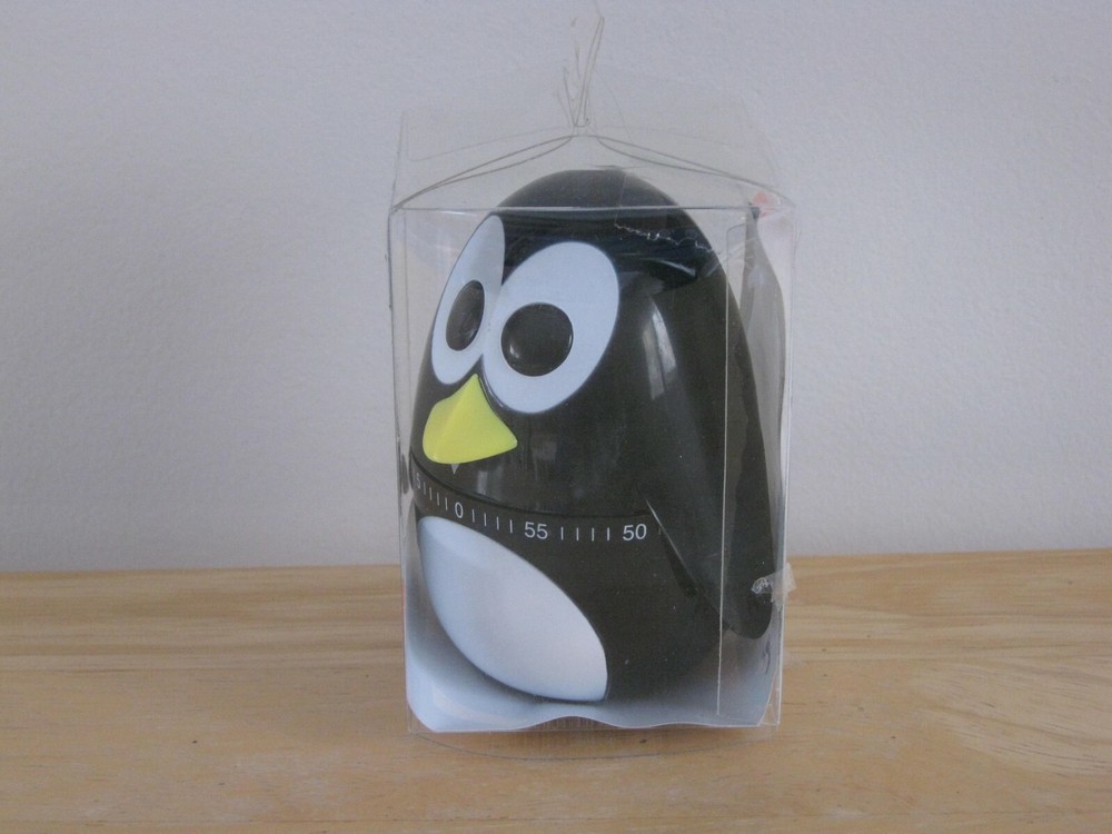 Penguin 60 Minute Timer Kikkerland NEW