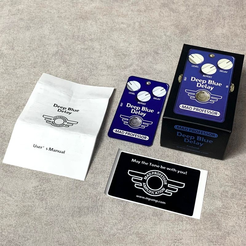 MAD PROFESSOR Deep Blue Delay Pedal Effects Blue Used