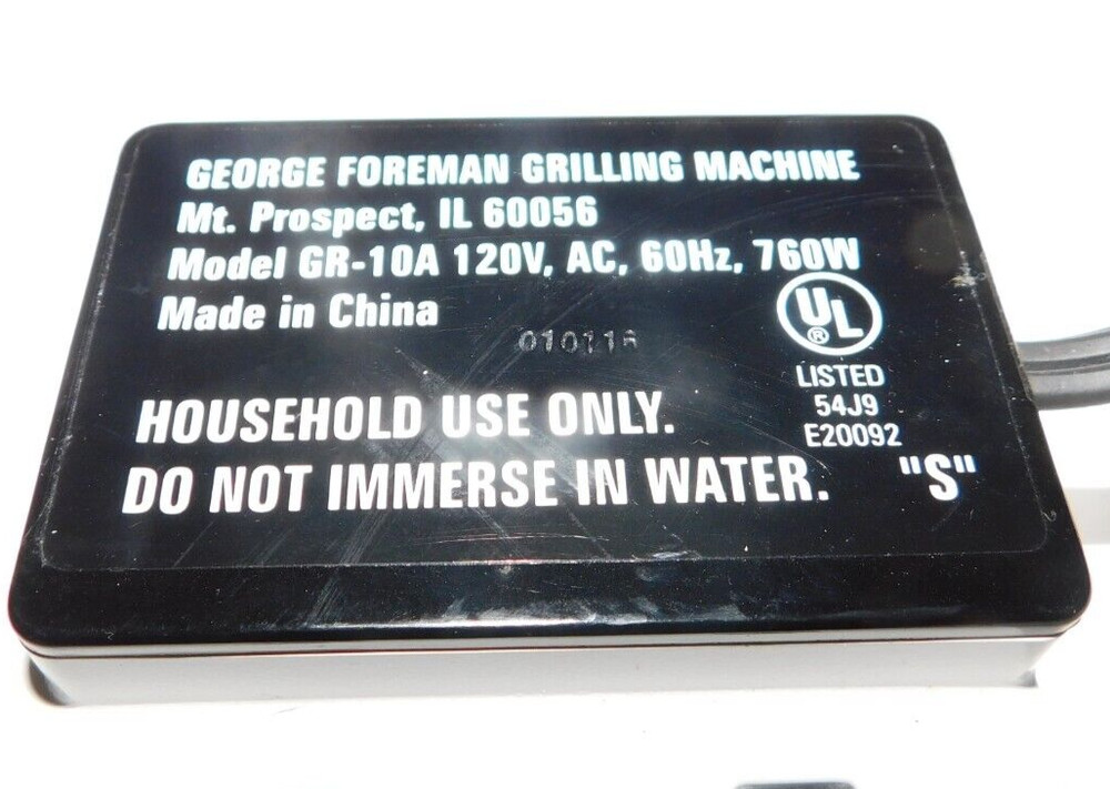 George Foreman Lean Mean Fat Grilling Machine GR10-A