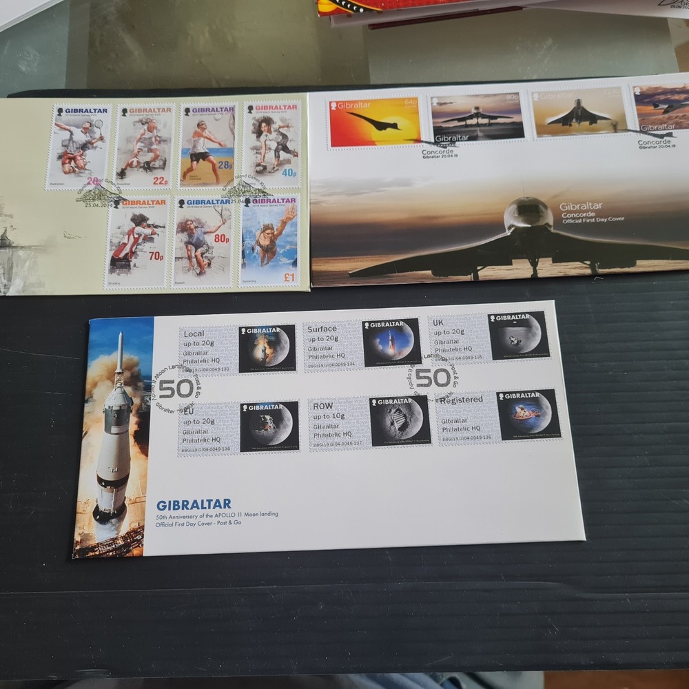 GIBRALTAR 2019 TO 2021 29 FIRST DAY COVERS