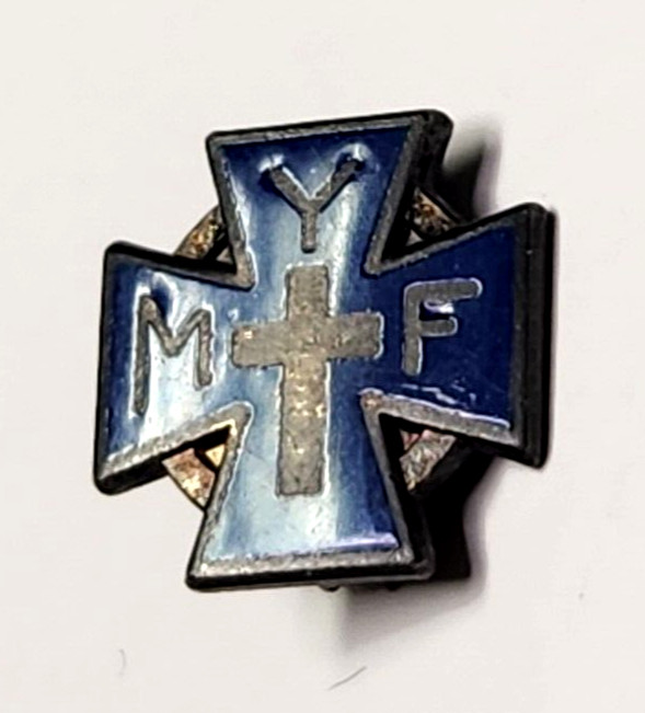 Vintage Sterling Silver Methodist Youth Foundation Pin