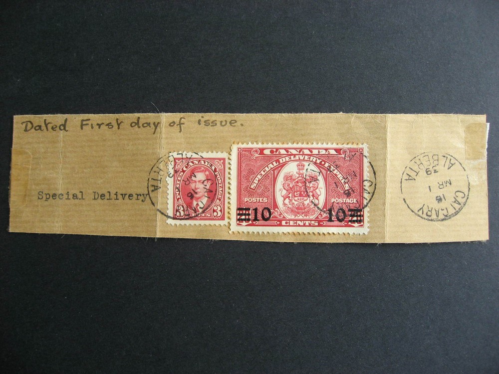 Canada Sc E9 first day usage on piece, check it out!