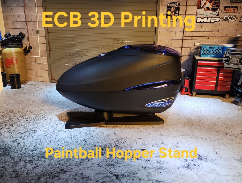 ECB 3D Printing Paintball Hopper Stands
