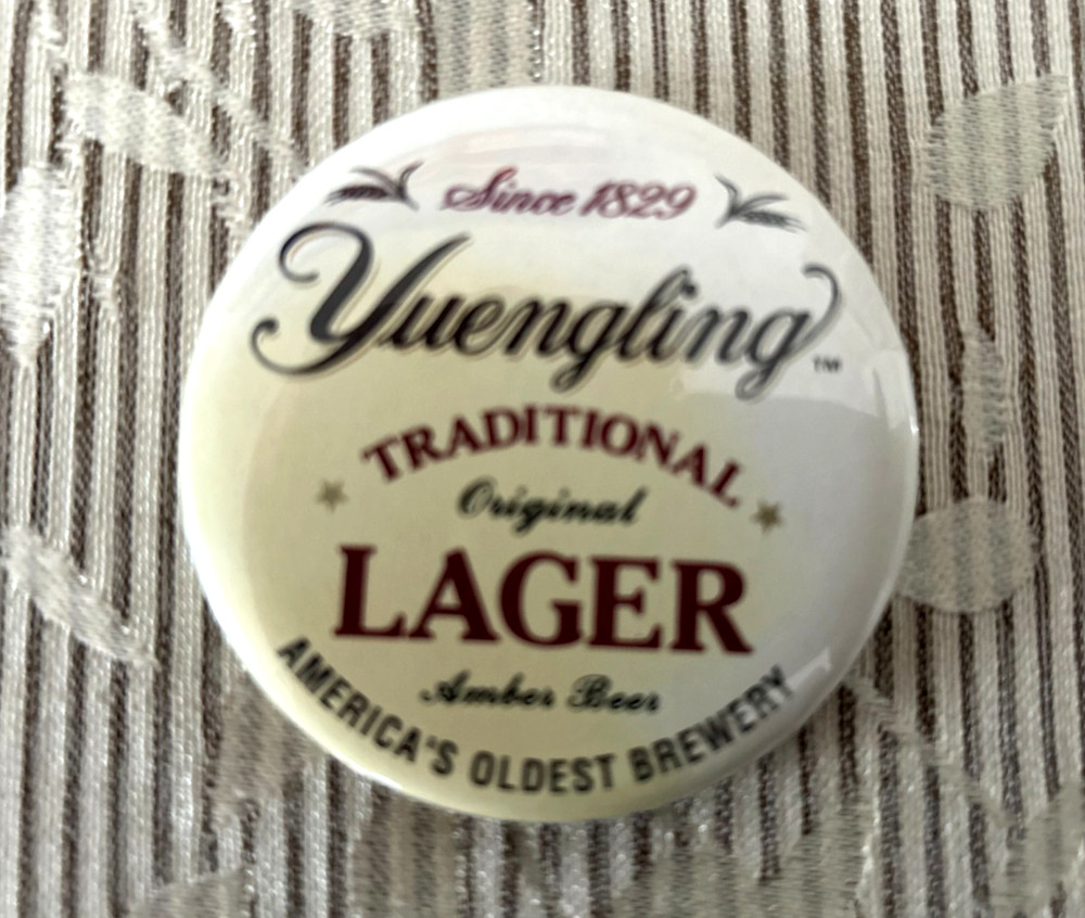 LAST TWO! Vintage Yuengling Lager Pinbacks