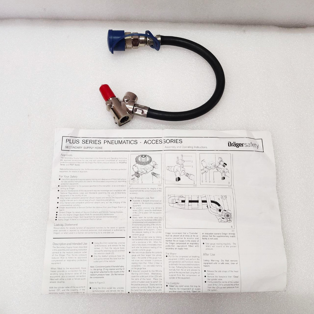 DRAEGER 2nd LDV HOSE ASSEMBLY 3337650
