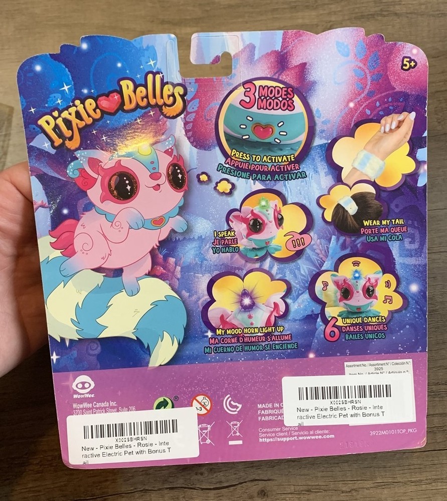 Pixie Belles Rosie Interactive Toy Dance, Spin And Nurture Modes