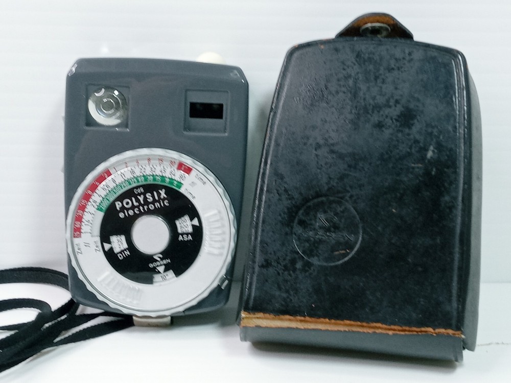 Gossen Polysix Electronic Light Exposure Meter & Case West Germany Working