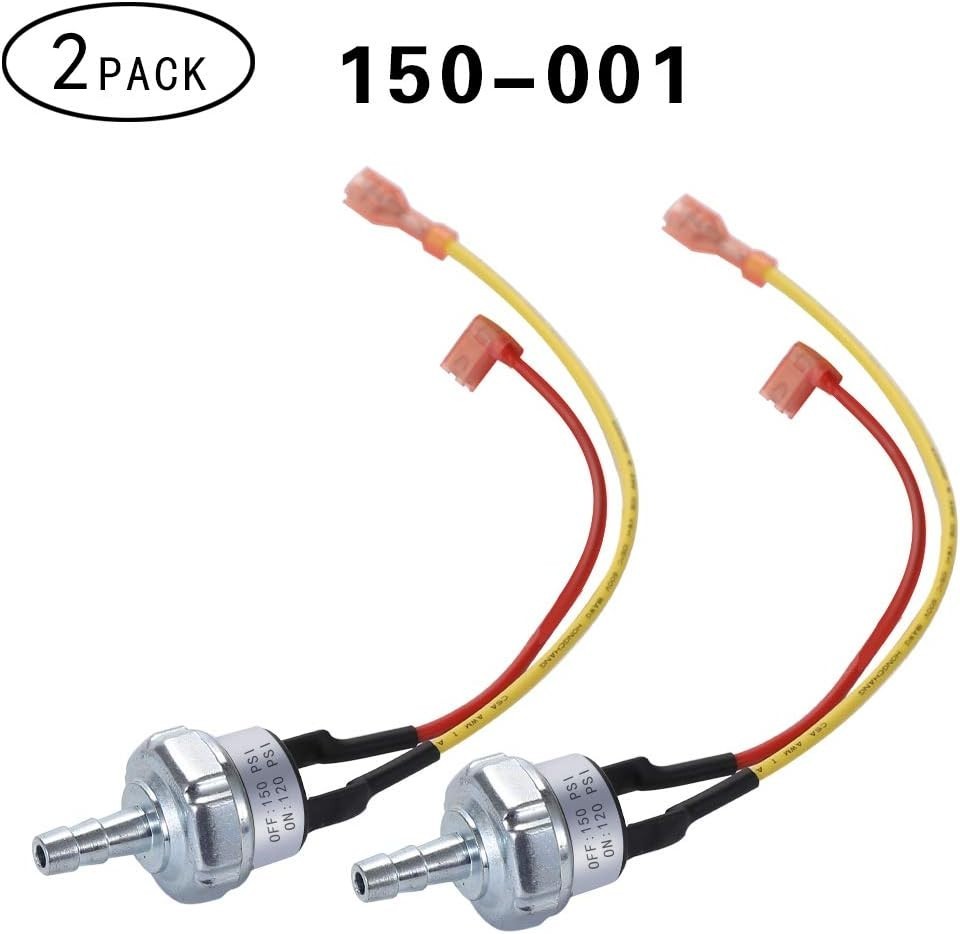 Automatic 150 PSI Pressure Switch - Ideal for Air Compressors & Simple Setup