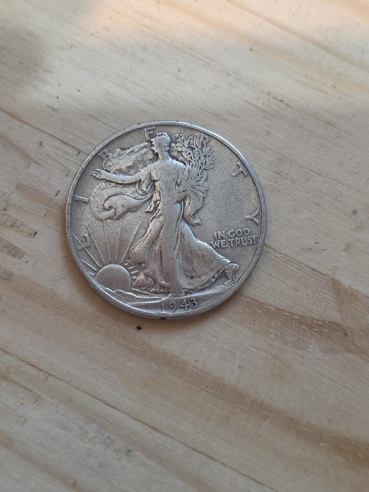 1943 Walking Liberty Silver Half Dollar sku 4321