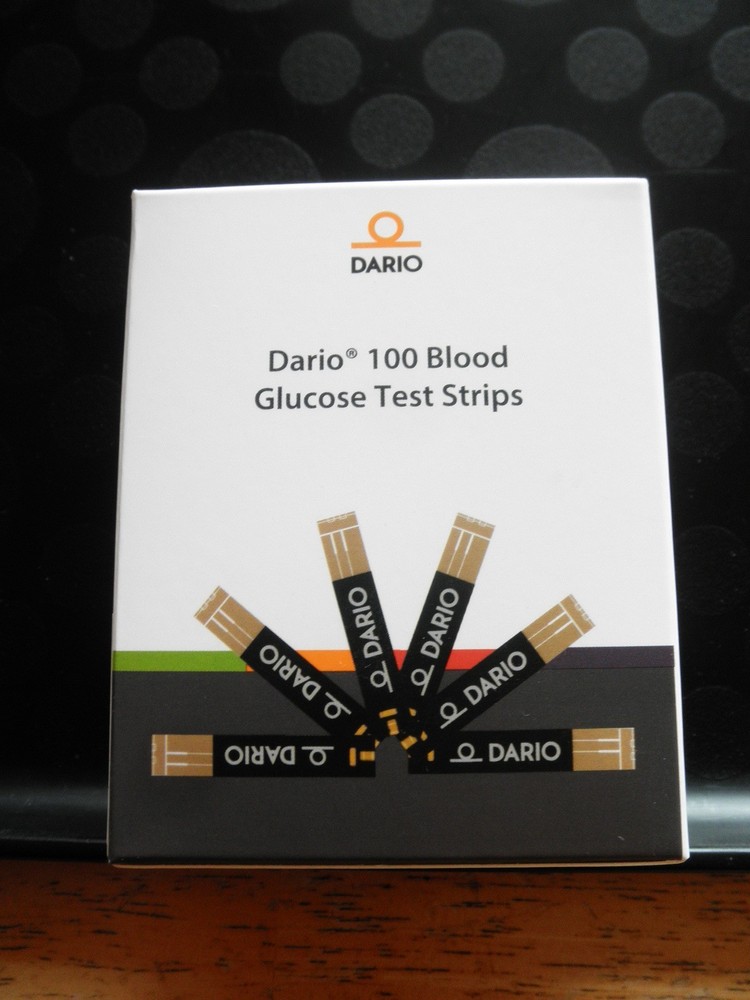 Dario 100 Blood Glucose Test Strips Exp